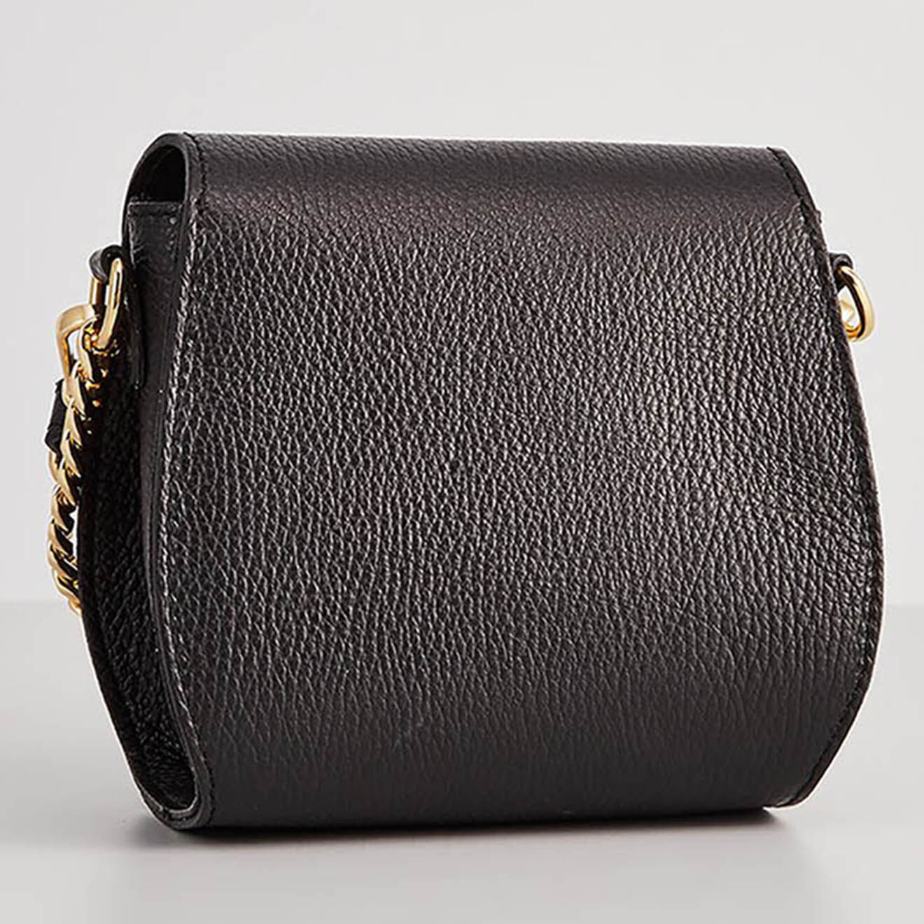 Christian Laurier Sac bandoulière en Cuir Chelsea noir - 19x16x9 cm