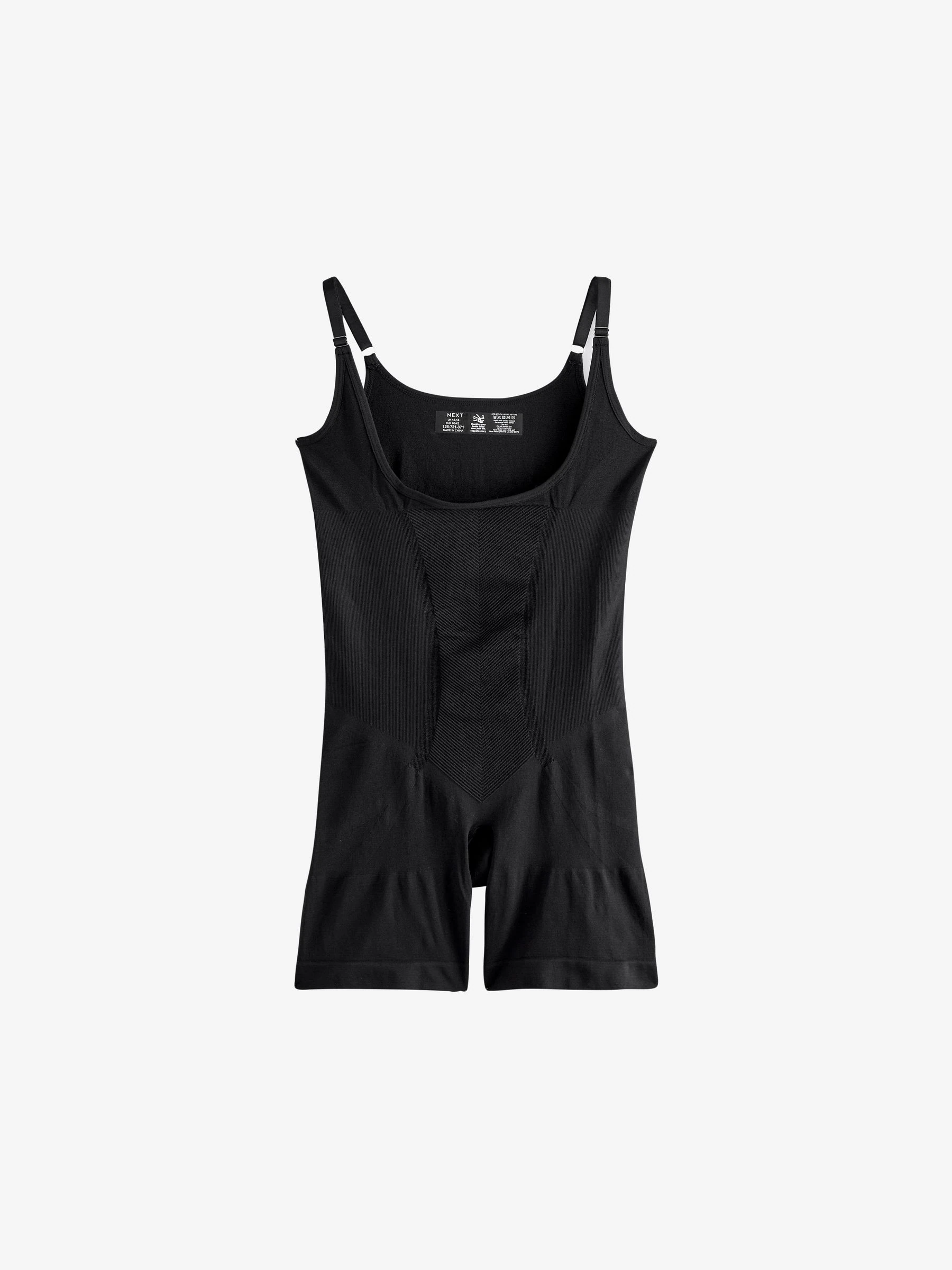 Zwart - Wear Your Own Bra - Body met sterke buikcorrectie