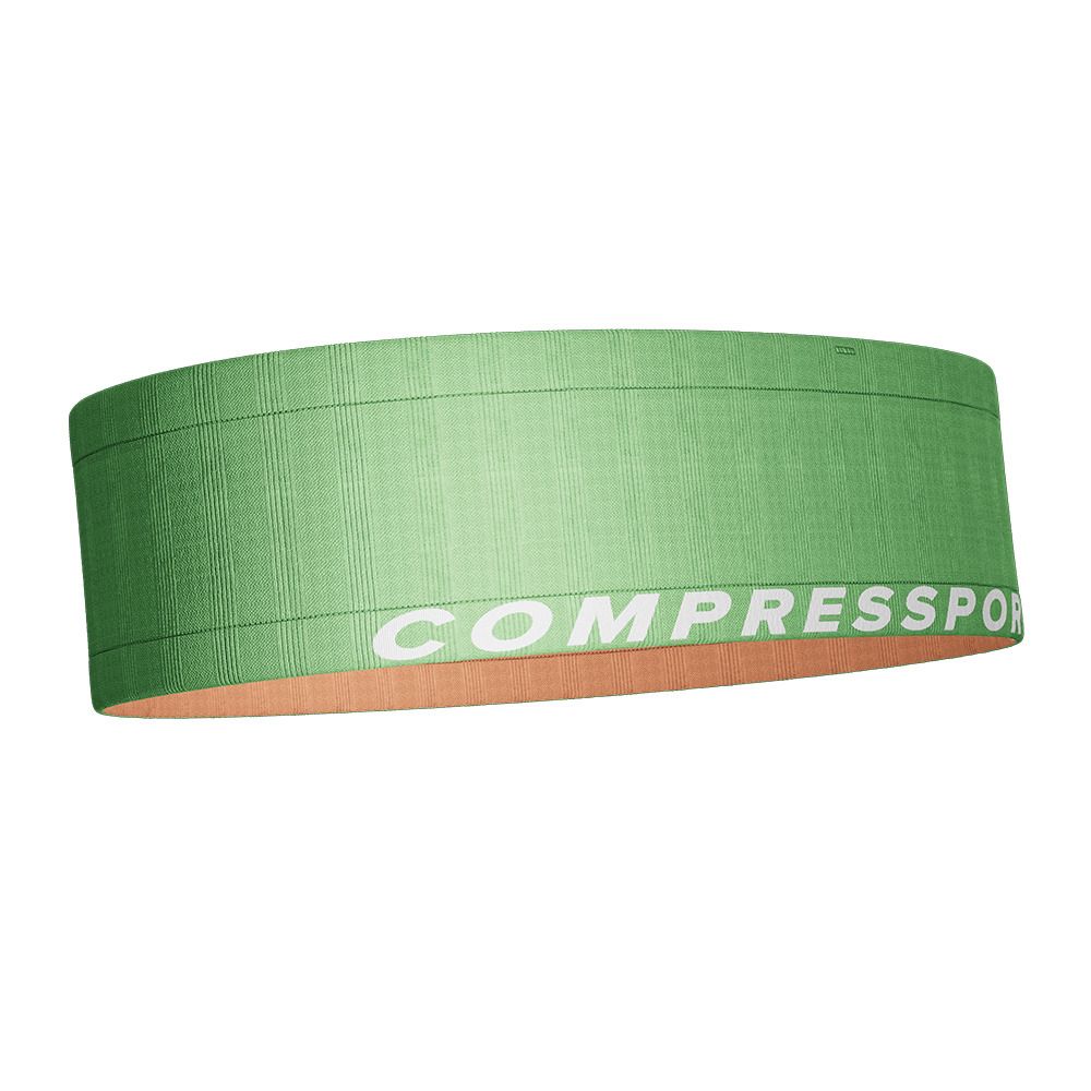Compressport FREE - Ceinture summer green/papaya punch