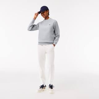 Sweatshirt Jogger à col rond double face piqué Sweatshirts - Gris - Lacoste - Femme