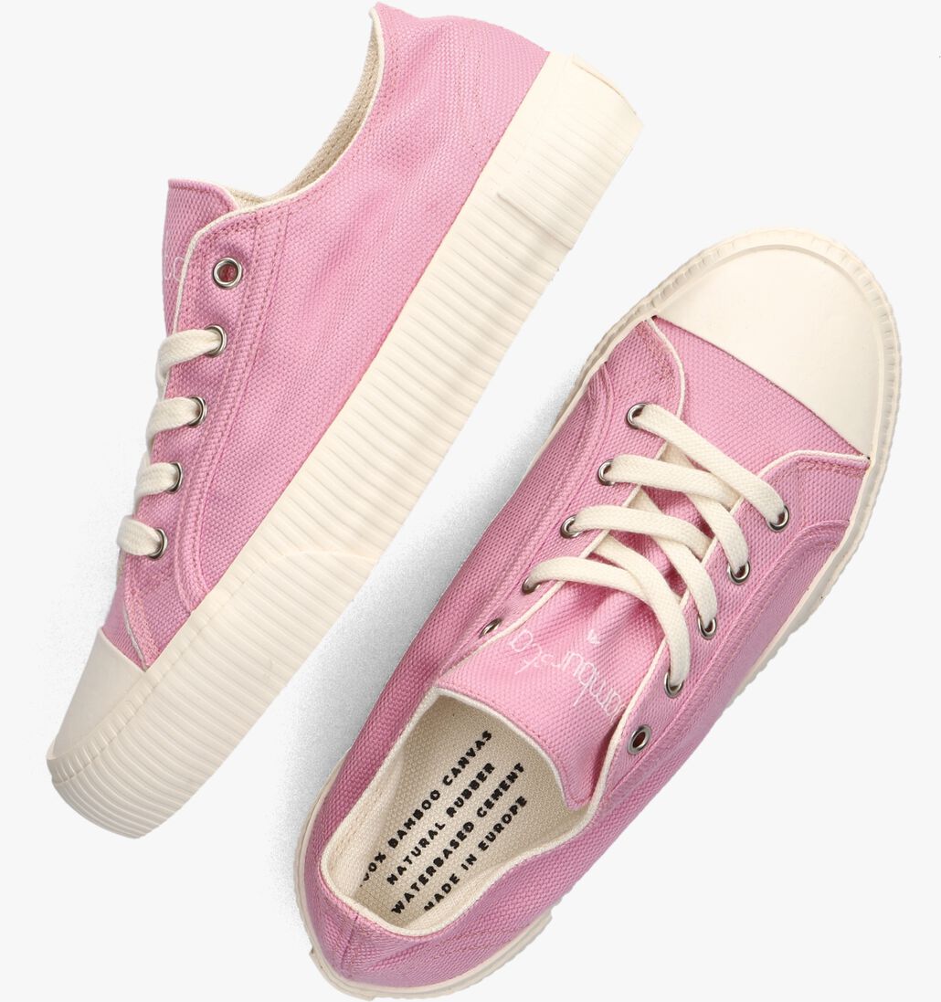 BAMBURISTA roze bamburista lage sneakers ladybug baby low