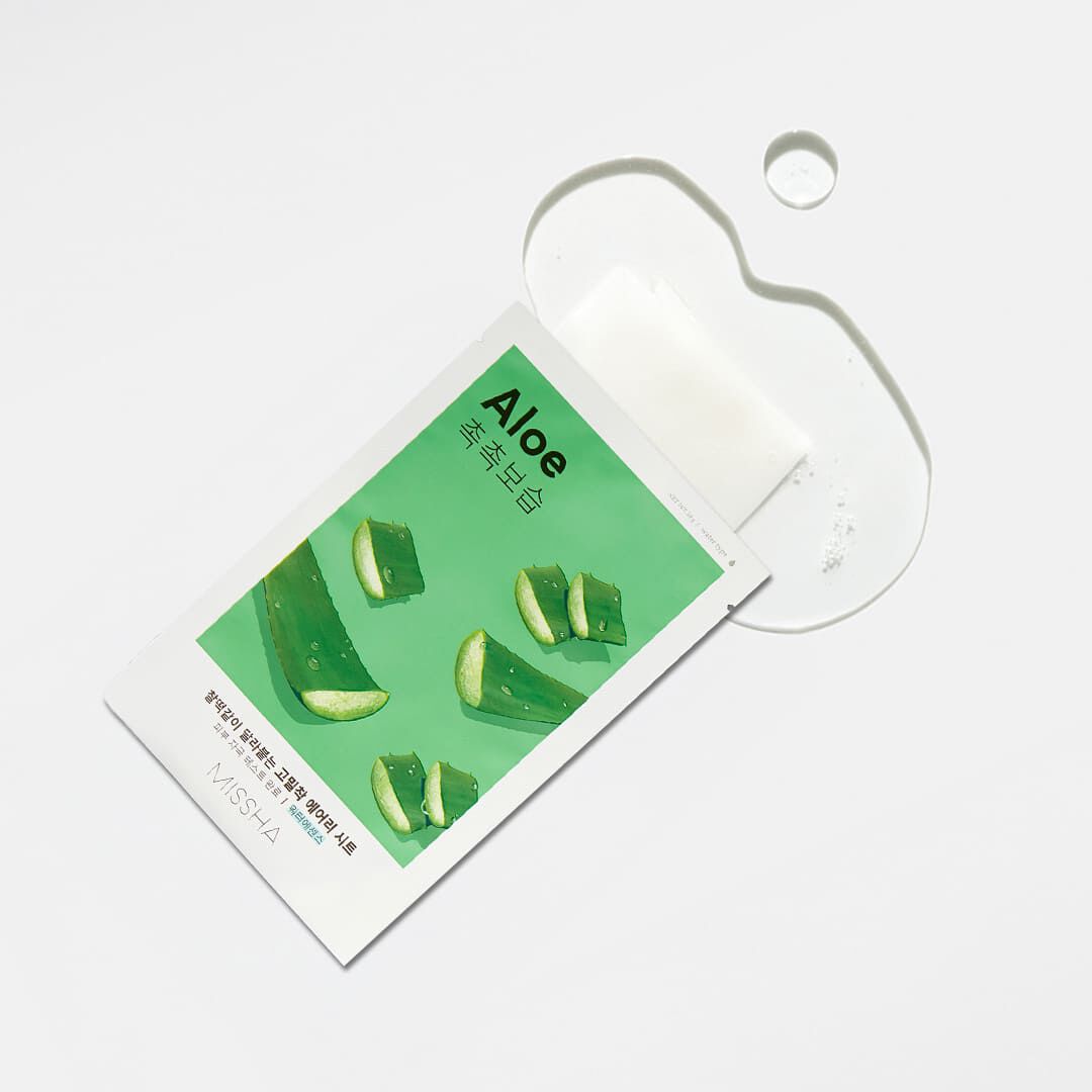 Máscara Facial Airy Fit Aloe - 19gr