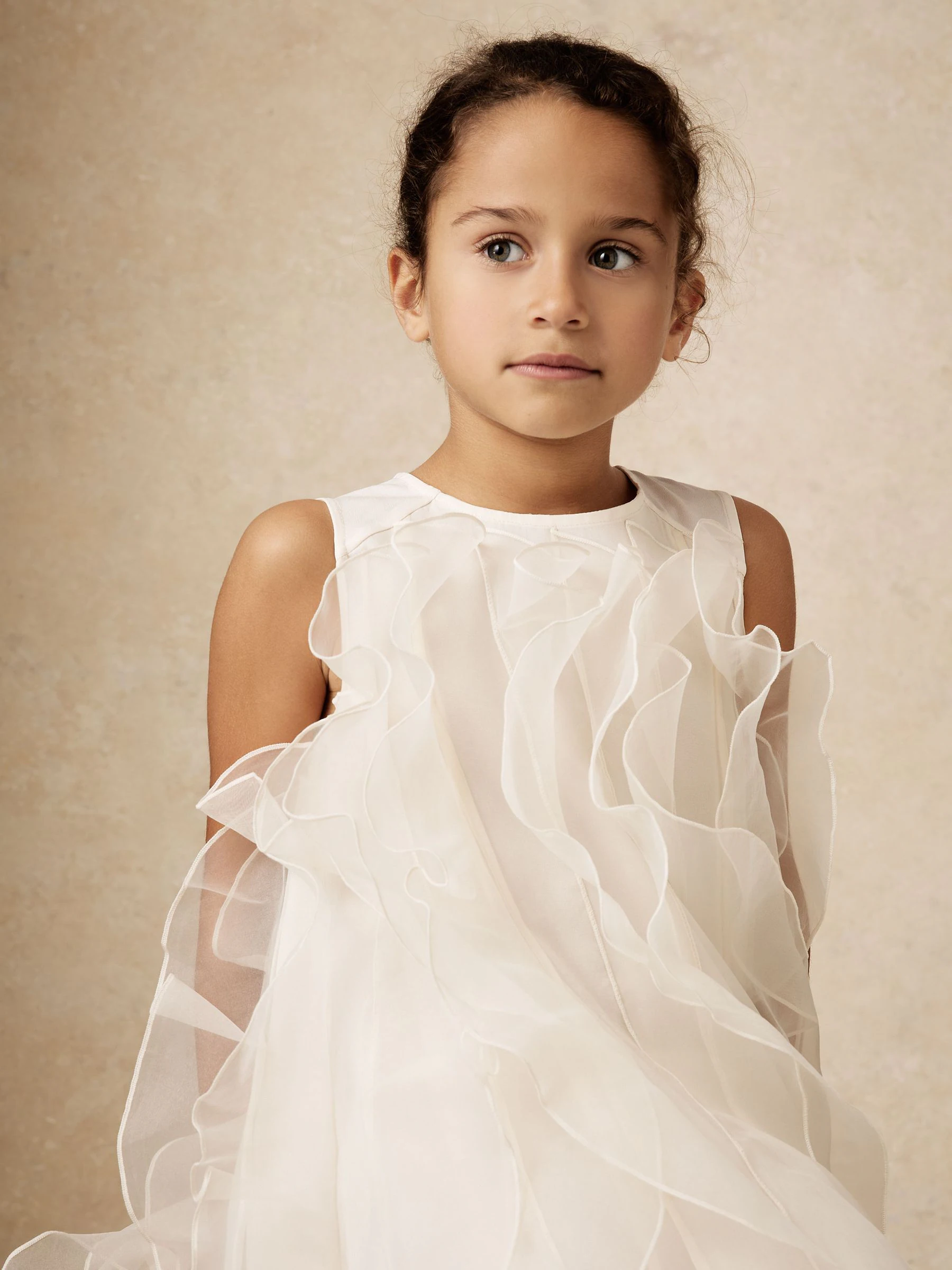 Reiss Ellenora Ruffle Organza Dress