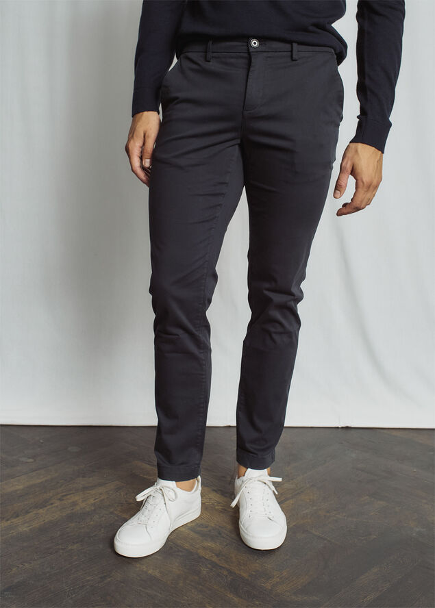Bruun & Stengade BS Malik Regular Fit Chinos Navy