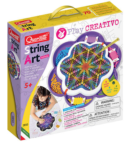 Quercetti Kreatives Spielset - String Kunst Mandala - 2850