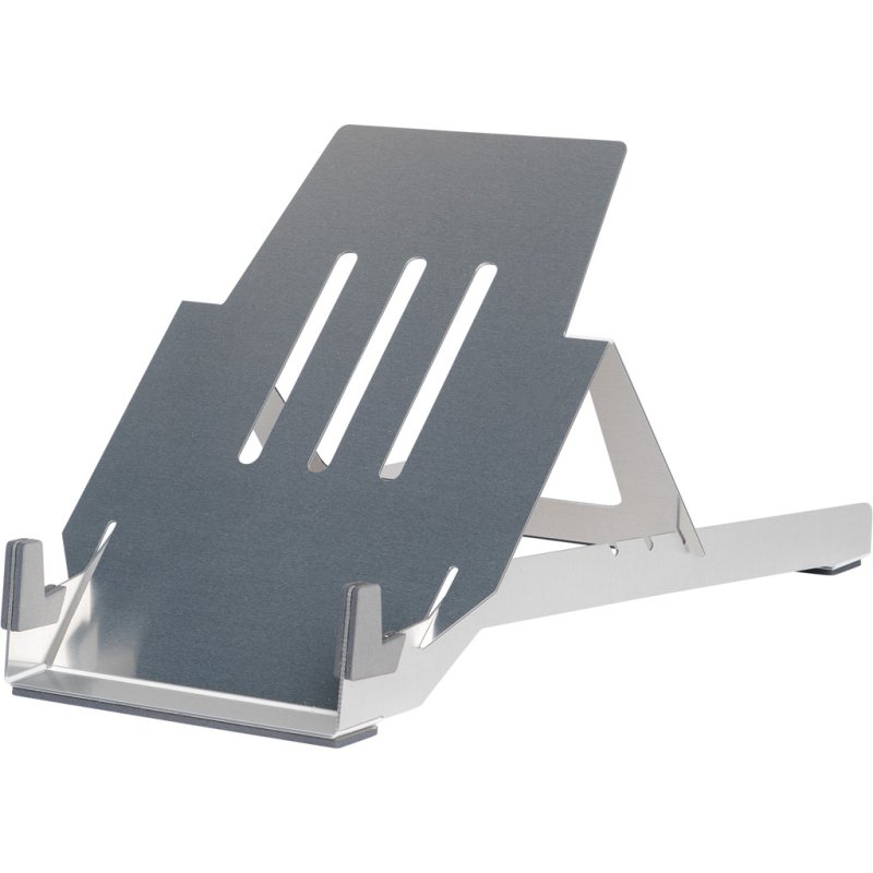 R-Go Tools Support pour ordinateur portable R-Go Riser Basic, support pour ordinateur portable pliable et réglable, aluminium