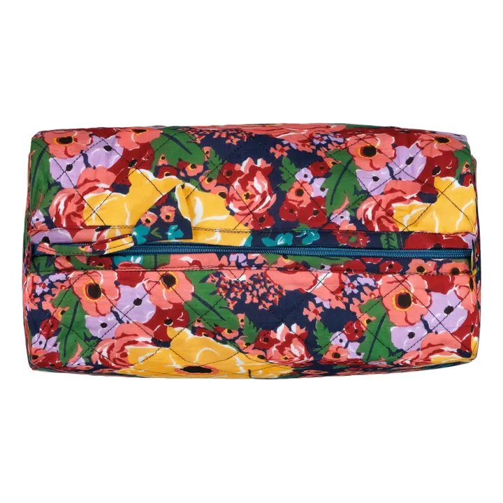 Lucas du Tertre Trousse de toilette ronde Helen Flower | Noir