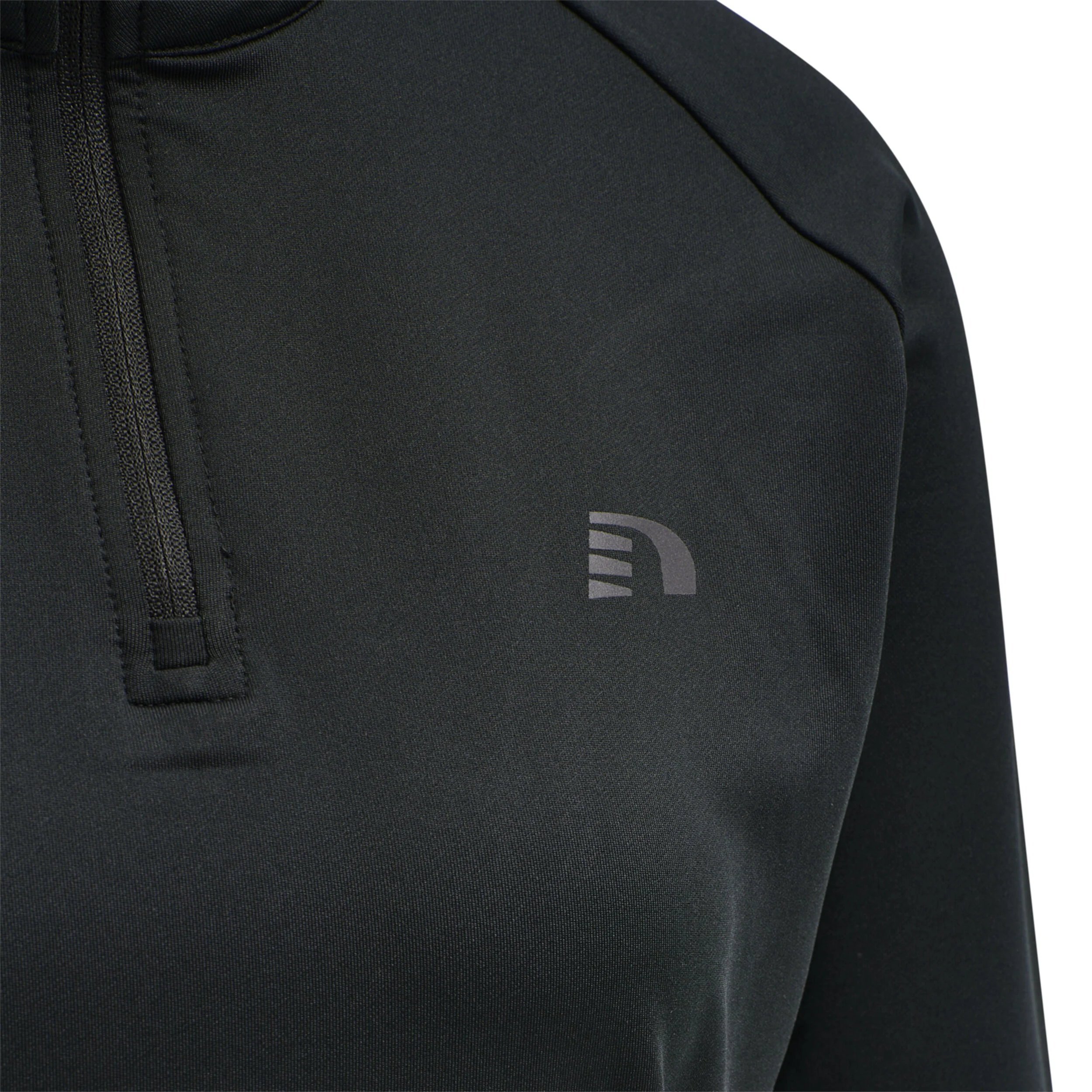 Newline Half-Zip Haut Manches Longues Femmes - Noir