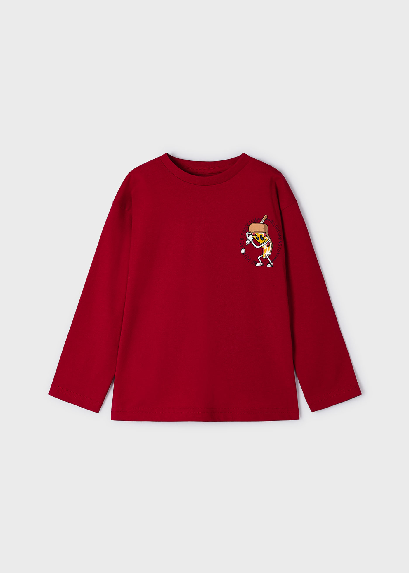 Camiseta infantil Better Cotton com estampa nas costas