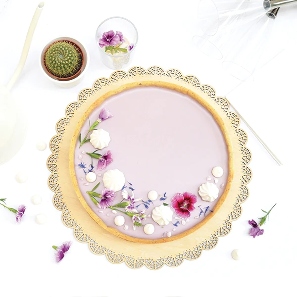 Cercle à tarte extensible perforé en inox Scrapcooking