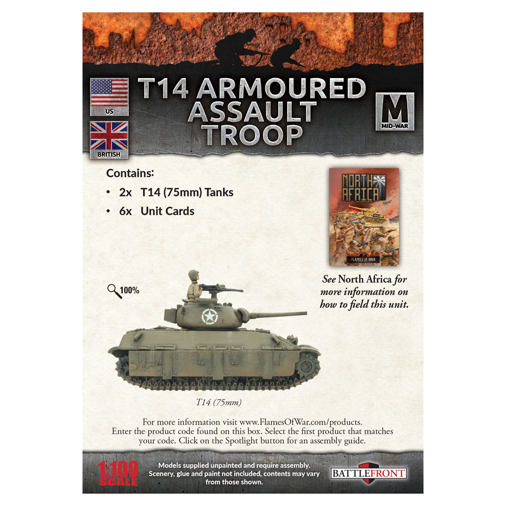 Flames of War - T14 Armoured Assault Troop