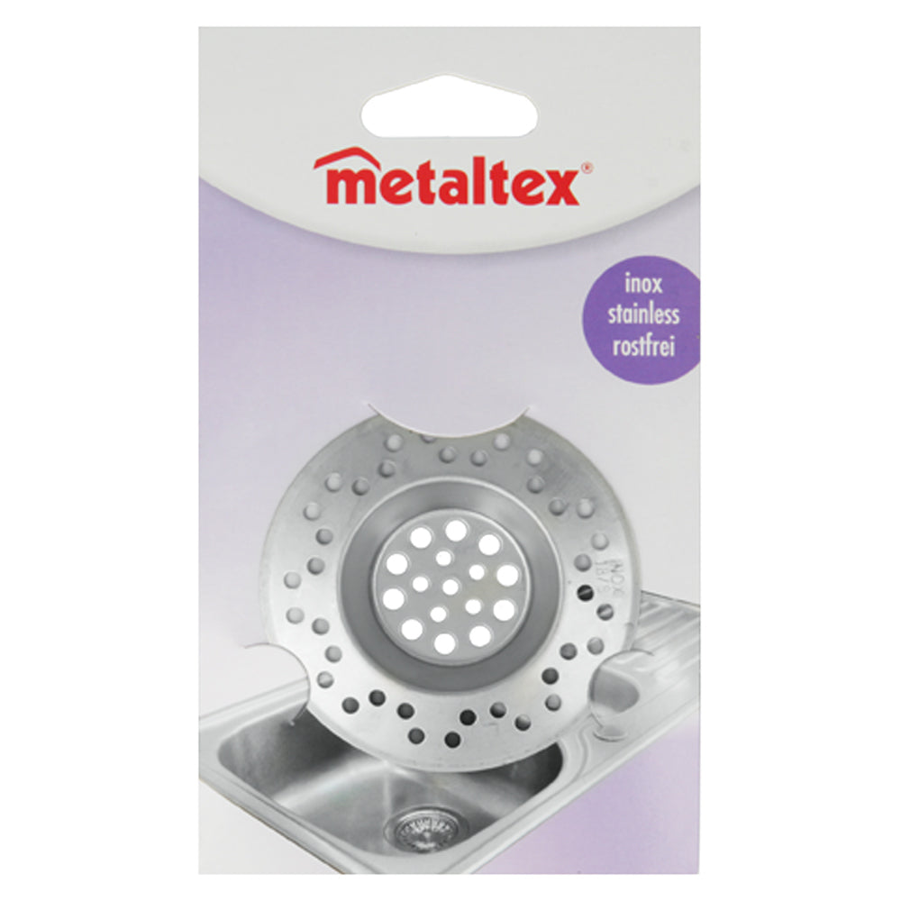 Filtre d'évier inox 7 cm Metaltex
