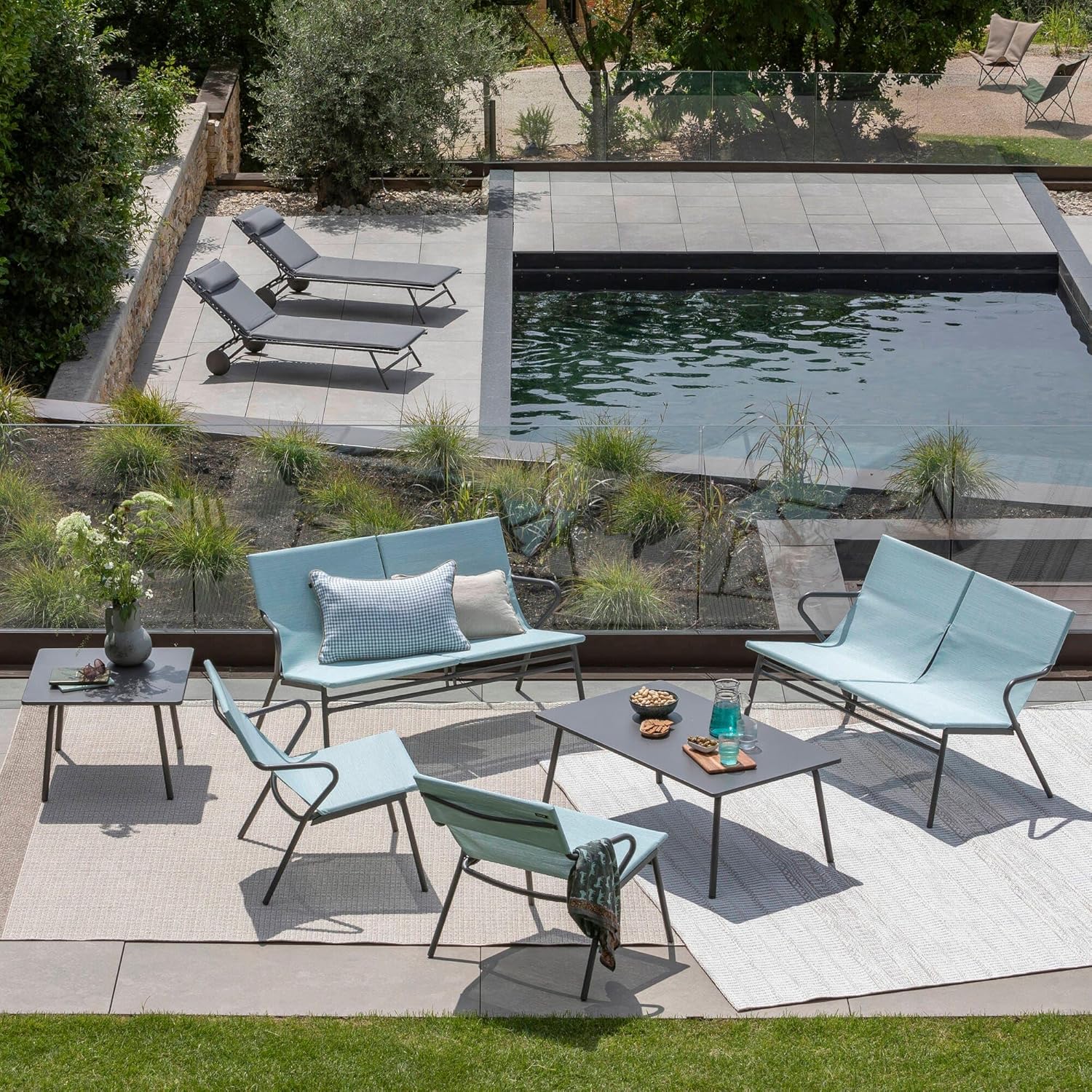 Lafuma Miami II BeComfort® Sonnenliege Silver LFM5173.8901