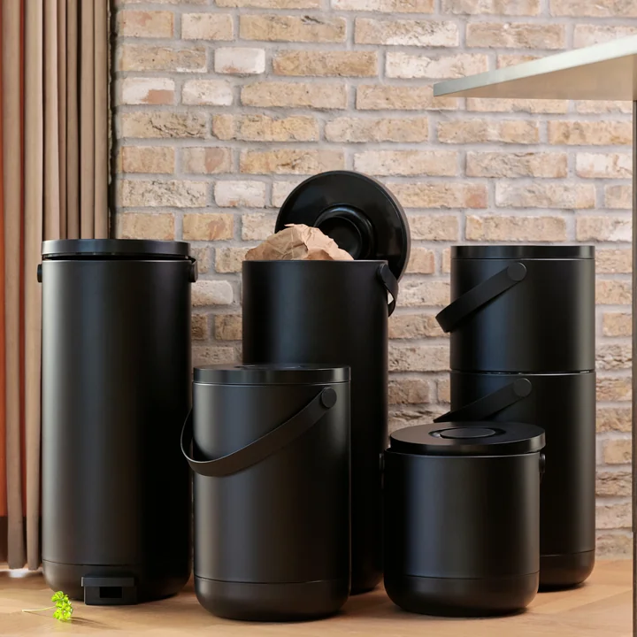 Zone Denmark - Circula Pedaleimer, 35 l., schwarz