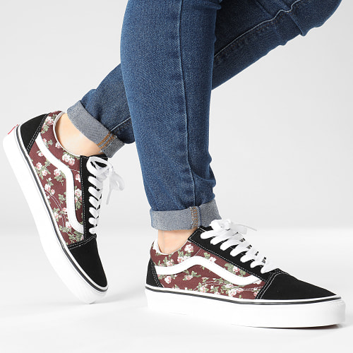 Baskets Femme Old Skool 7NT7YO Wallflower Bitter