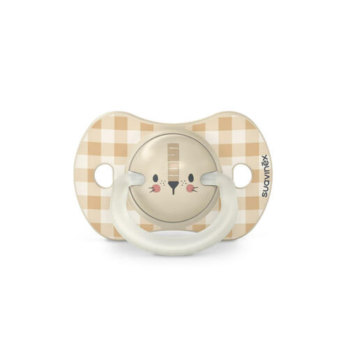 Pack de 2 sucettes 6-18 mois SX PRO Night&Day Beige - SUAVINEX