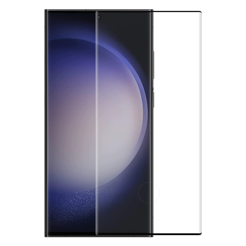 Samsung Galaxy S23 Ultra 5G Full-Screen Vollbild Panzer Glas mit Rahmen   Montagerahmen