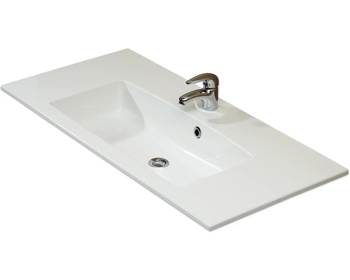 Pelipal Kumba badkamermeubelset, BxHxD 137 x 200 x 50 cm, grafiet getextureerde fronten, 4-delige set met mineraal gegoten wastafel en badmeubel, 99.1070125191