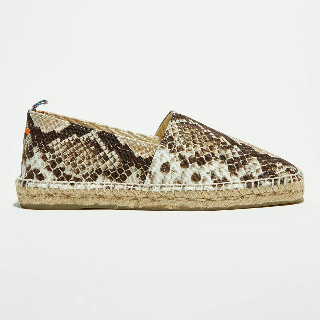 Castaner Espadrilles Pablo imprimées reptile taupe