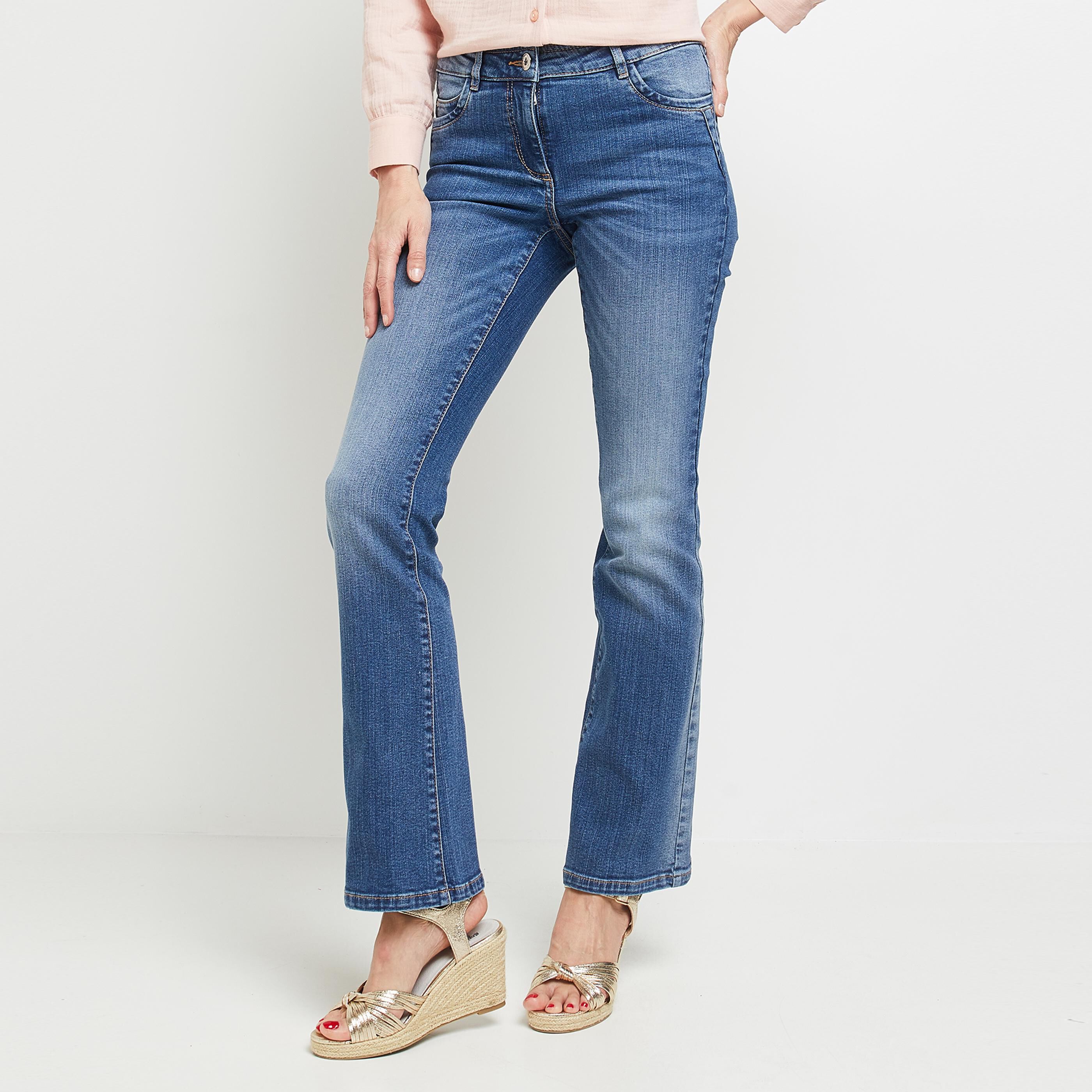 Jean bootcut femme BALI - STONE