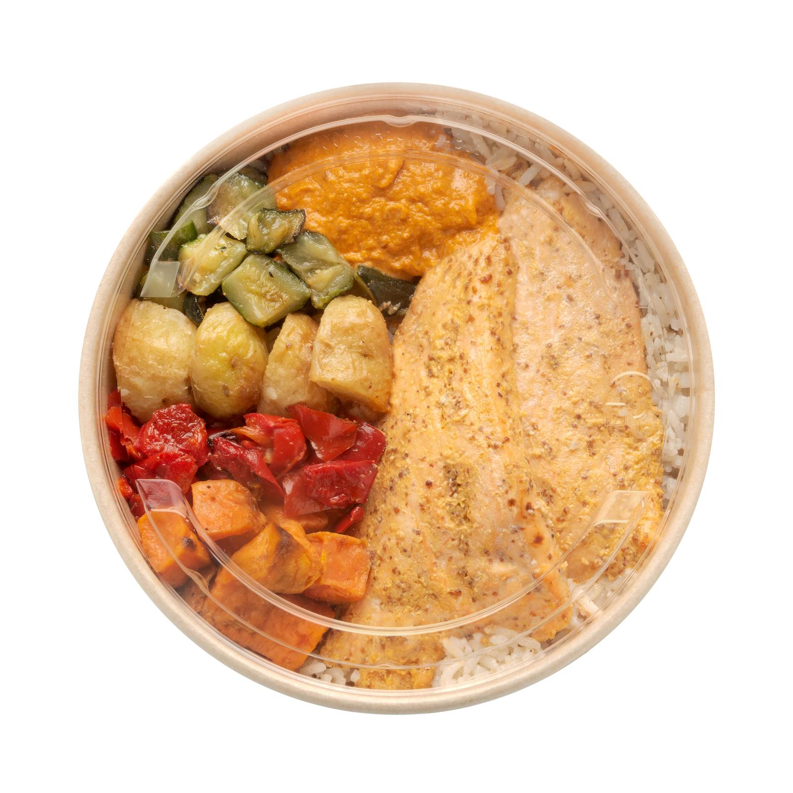 Saumon aux légumes prêt à manger