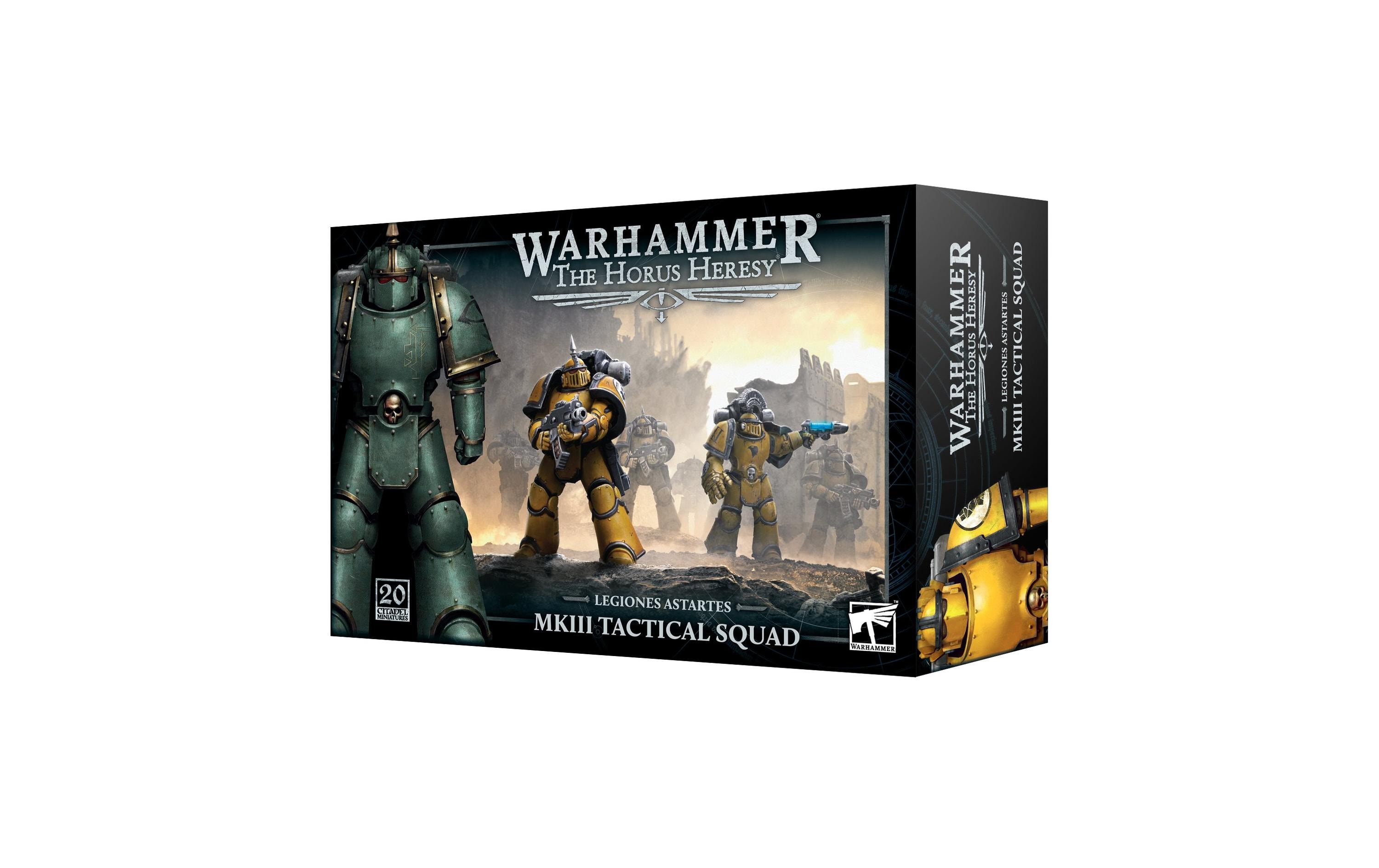 Figurenset Warhammer Horus Heresy Taktischer Trupp Typ IIIWarhammer Horus Heresy Miniaturen: Legiones Astartes MKIII Tactical Squad