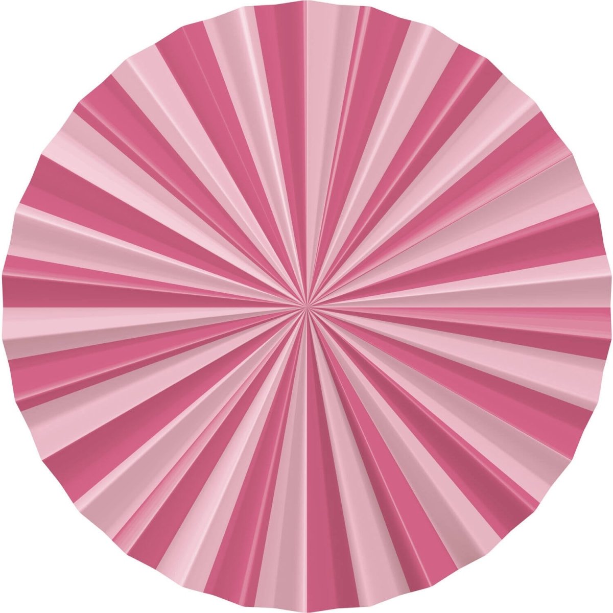 Roze Papieren Waaiers 35cm 3st