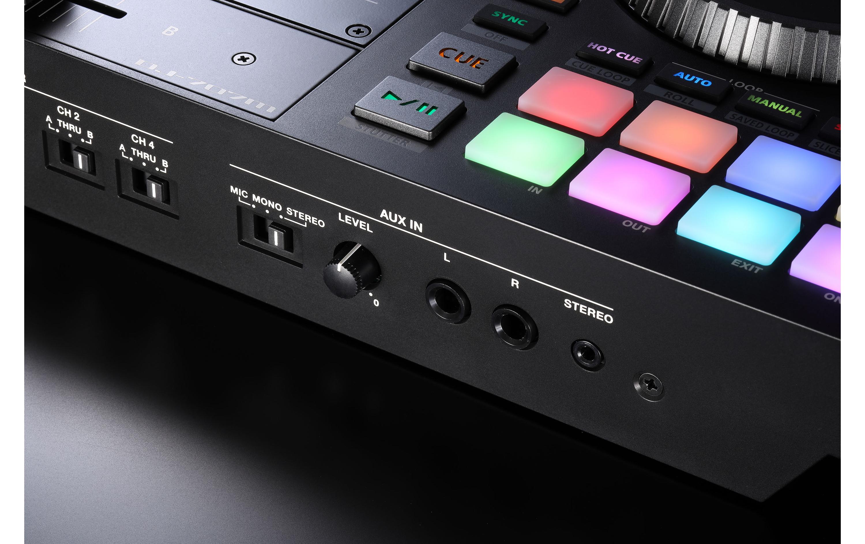 DJ-Controller DJ-707M<br>Für DJs, die mehr wollen, als nur Tracks zu mixen