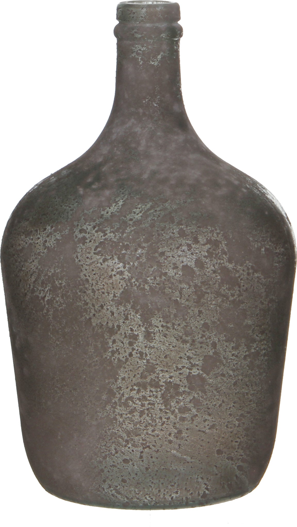 Mica Decorations fles Diego grijs D 18 H 30 cm