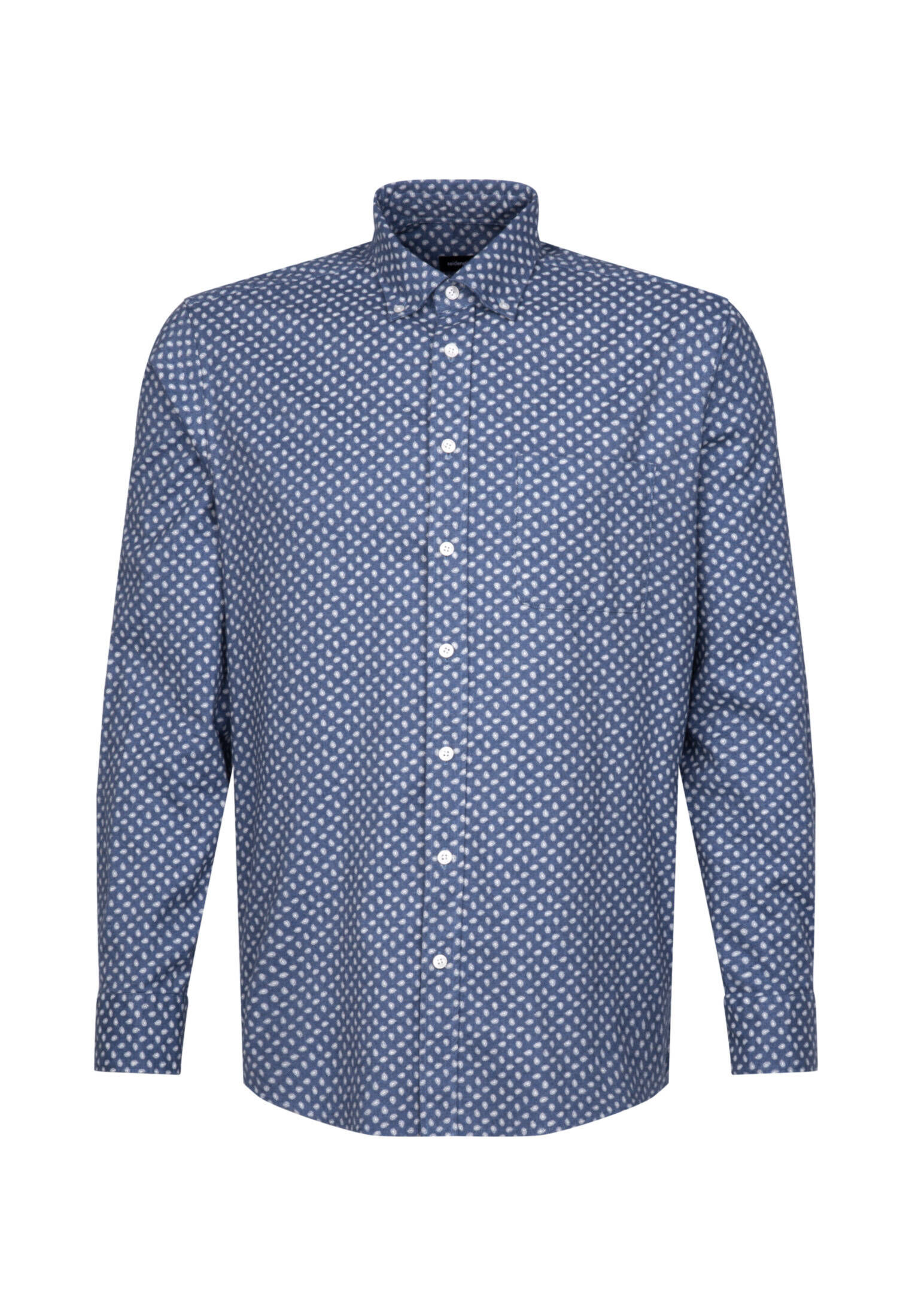 Seidensticker| Herren Casual Hemd Schwarze Rose