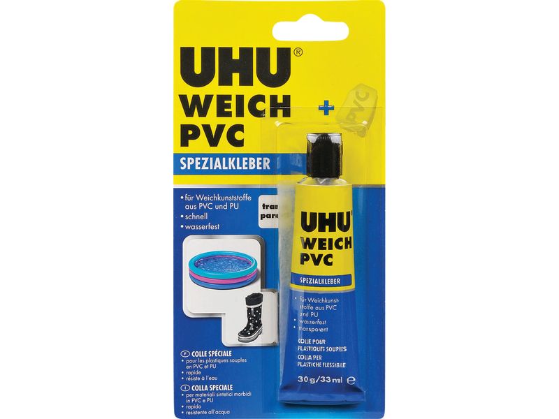 UHU Spezialkleber Weich PVC 30 g Kunststoffkleber