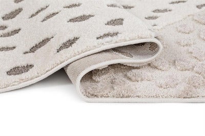 KMCarpets Gulvteppe Leopard 120x170, Creme