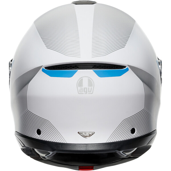 AGV - Casque Tourmodular Frequency Gris Clair / Bleu