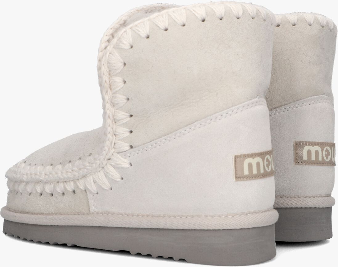 MOU zilveren mou vachtlaarzen eskimo 18 glitter logo