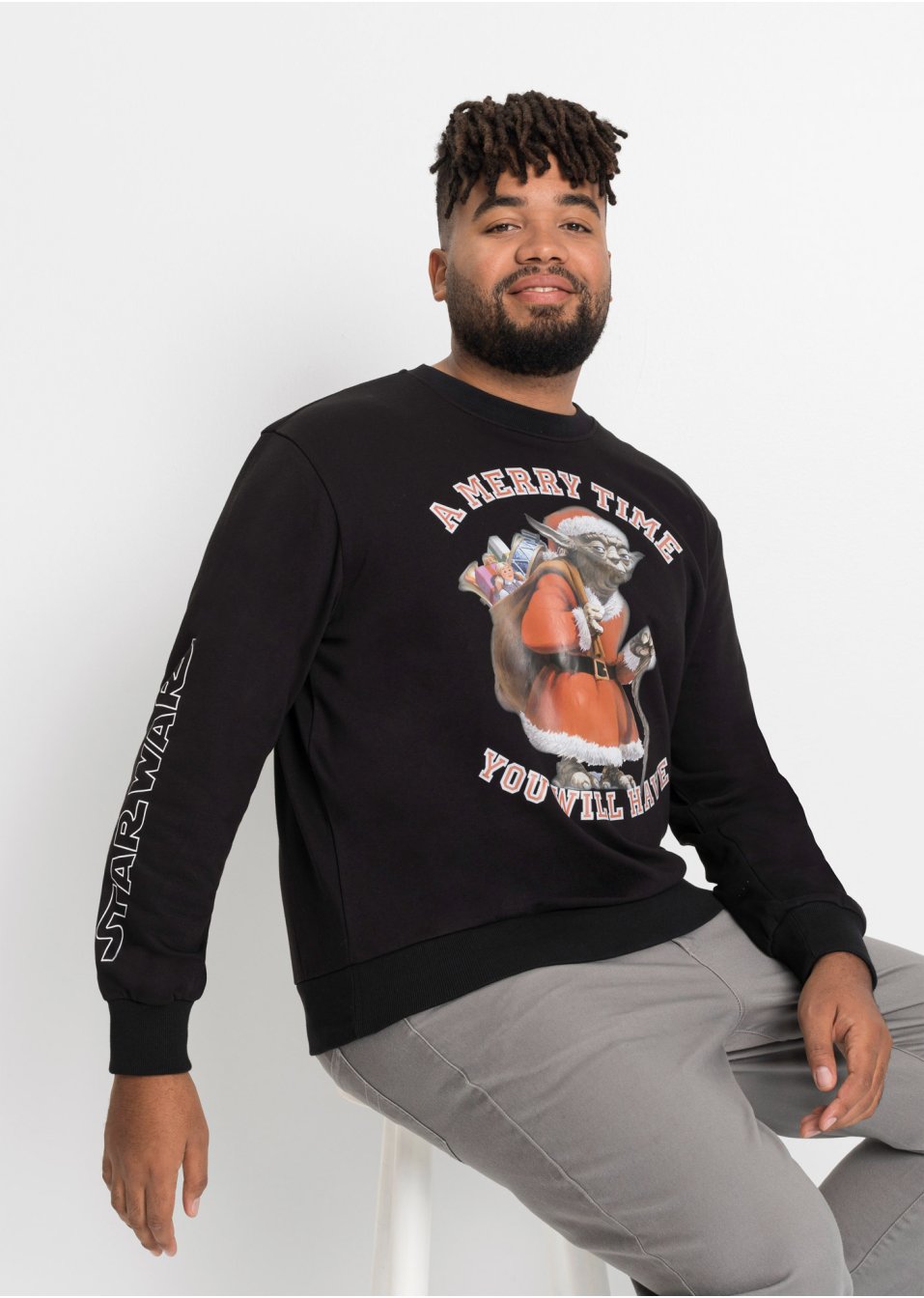 Sweat Star Wars avec motif Noël, Loose Fit