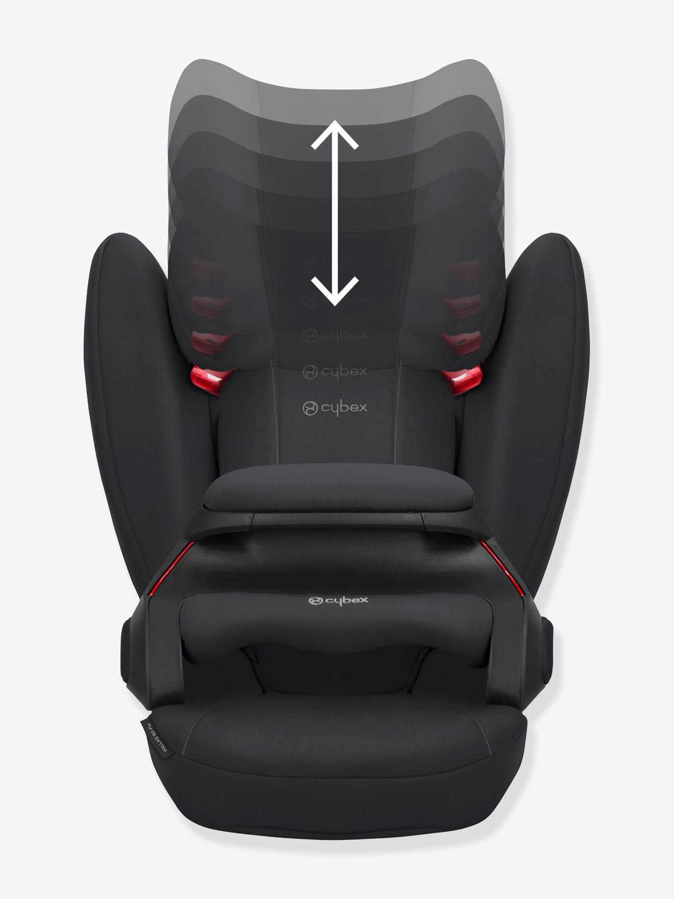 Cadeira auto conversível CYBEX Silver Pallas B2-Fix Isofix Grupo 1/2/3, preta