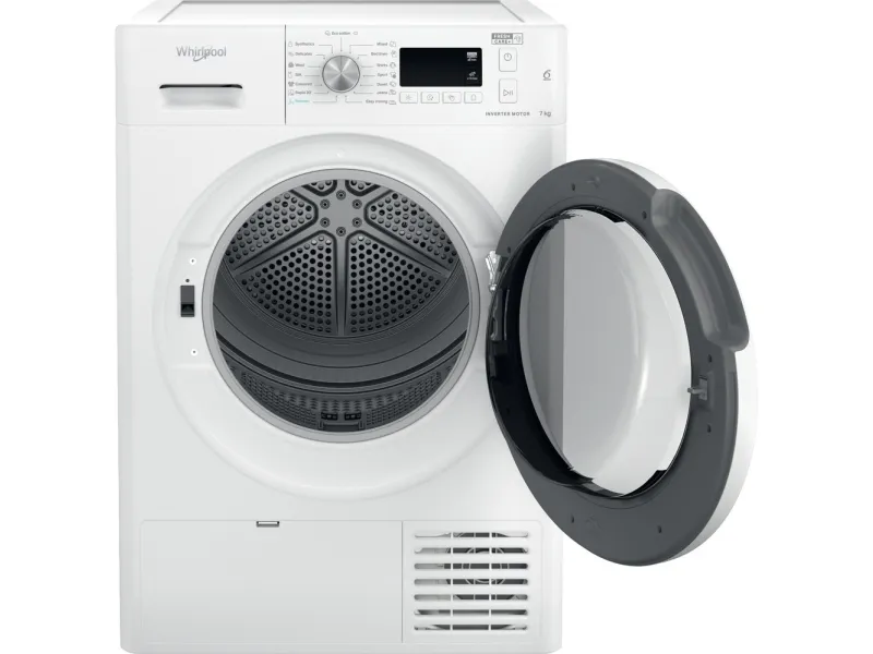 Whirlpool FFT M11 72 EE - Tørremaskine - bredde: 59.5 cm - dybde: 64.9 cm - højde: 84.9 cm - frontbetjening - hvid
