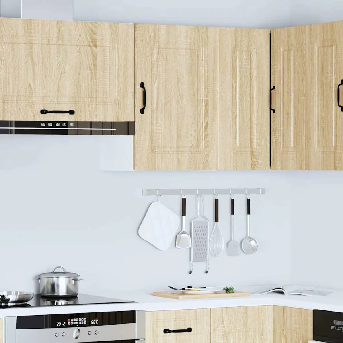 vidaXL Armoire murale cuisine Kalmar Chêne Sonoma
