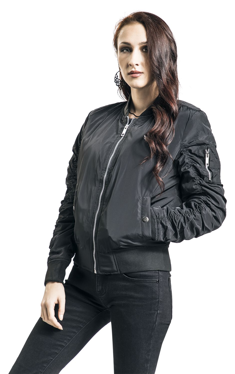 Veste Bomber Femme | Black Premium by EMP Bomber