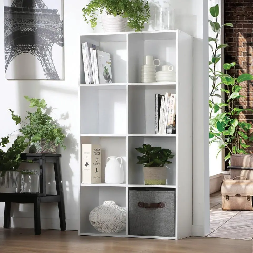CALICOSY - Opbergplank - Wit - 123x29.5x62 cm