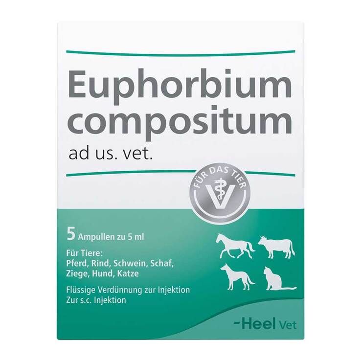 Euphorbium Compositum Ampullen vet. (für Tiere), 5X5 ml