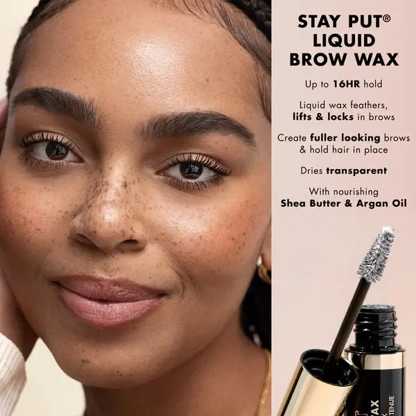 Stay Put Liquid Brow Wax Clear