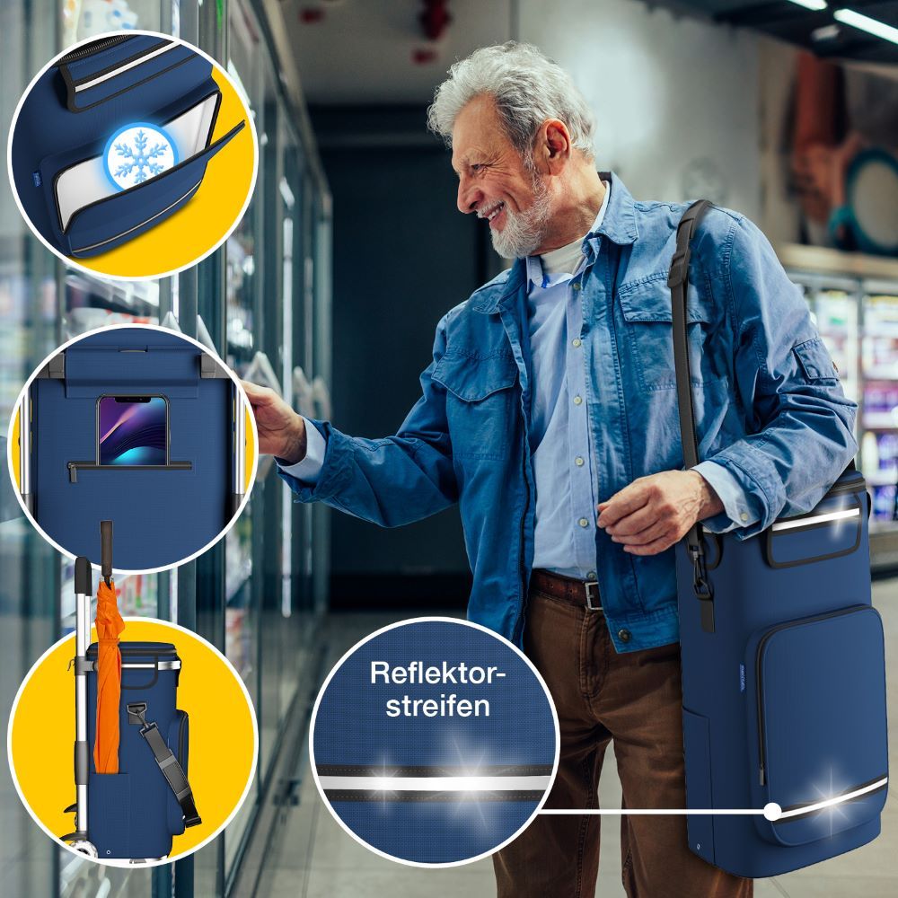 maxVitalis Treppensteiger-Einkaufstrolley »Premium«