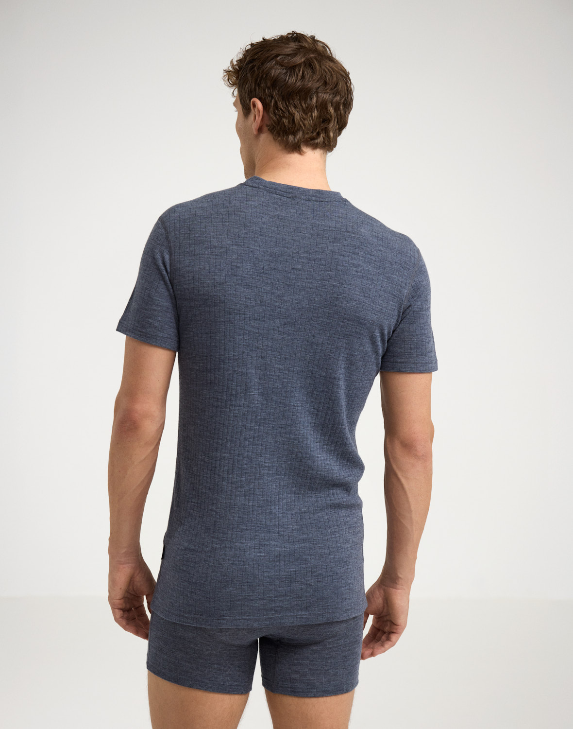 T-shirt van merinowol voor heren