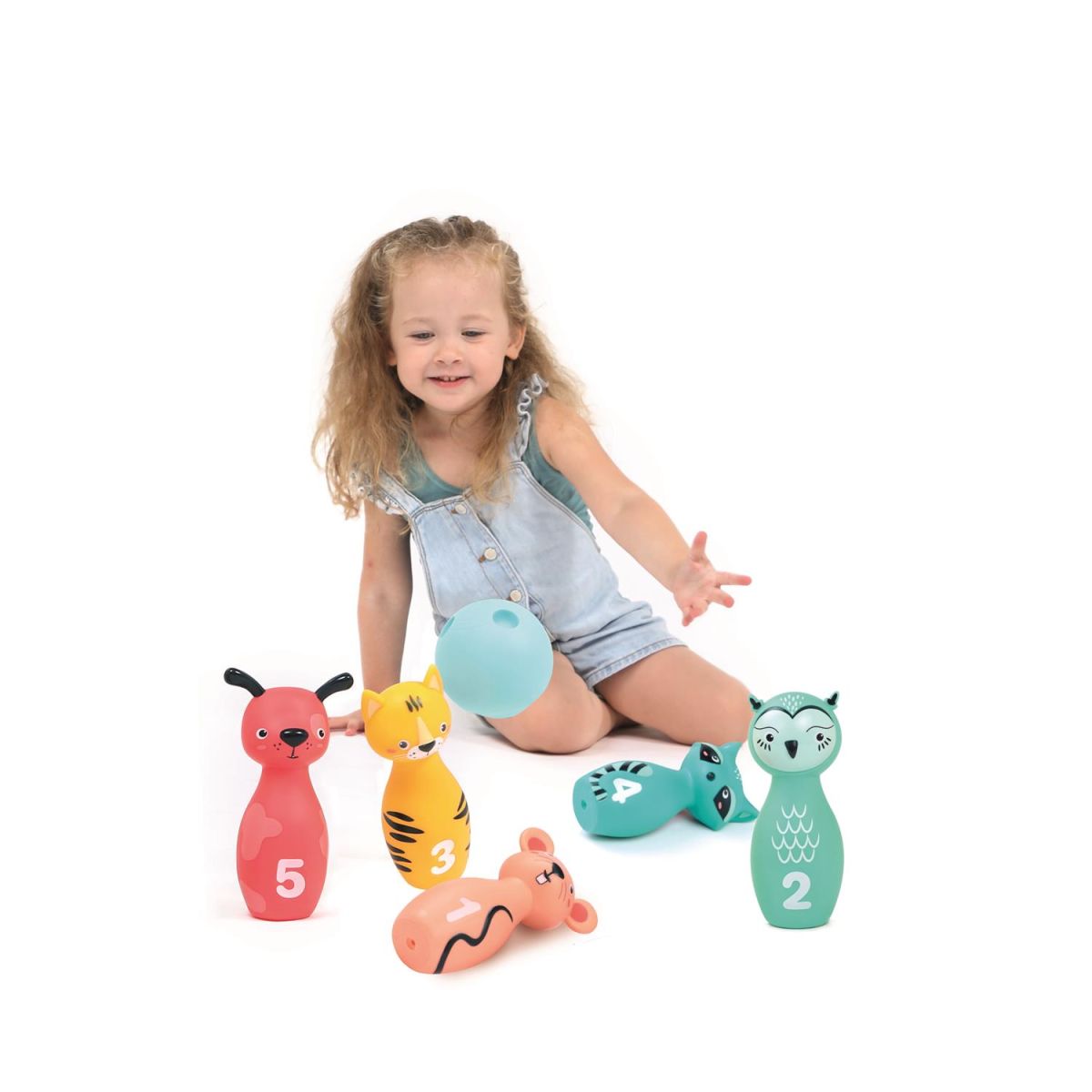 Ludi Quilles souples Multicolore - Ecru