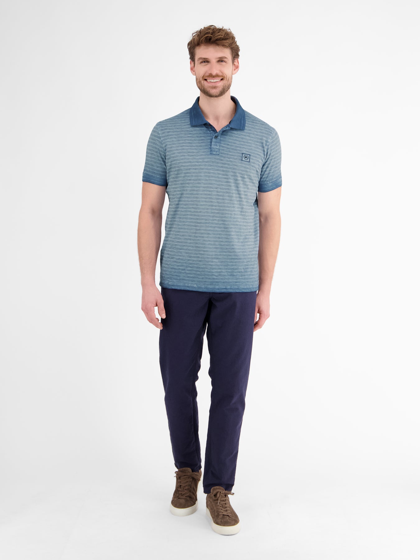 Gestreiftes Poloshirt für Herren