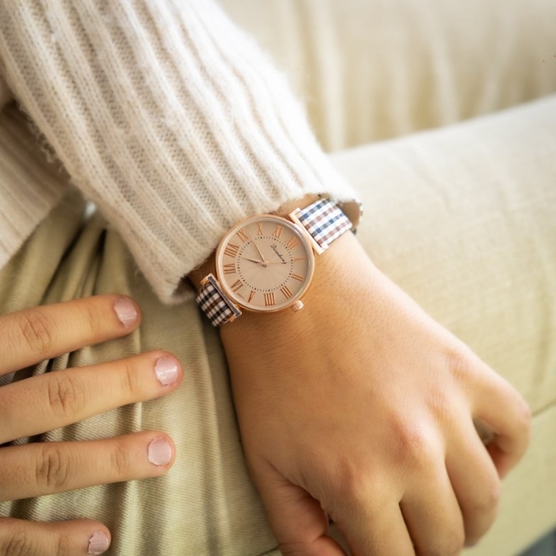 Montre Femme CHTIME bracelet Cuir Marron