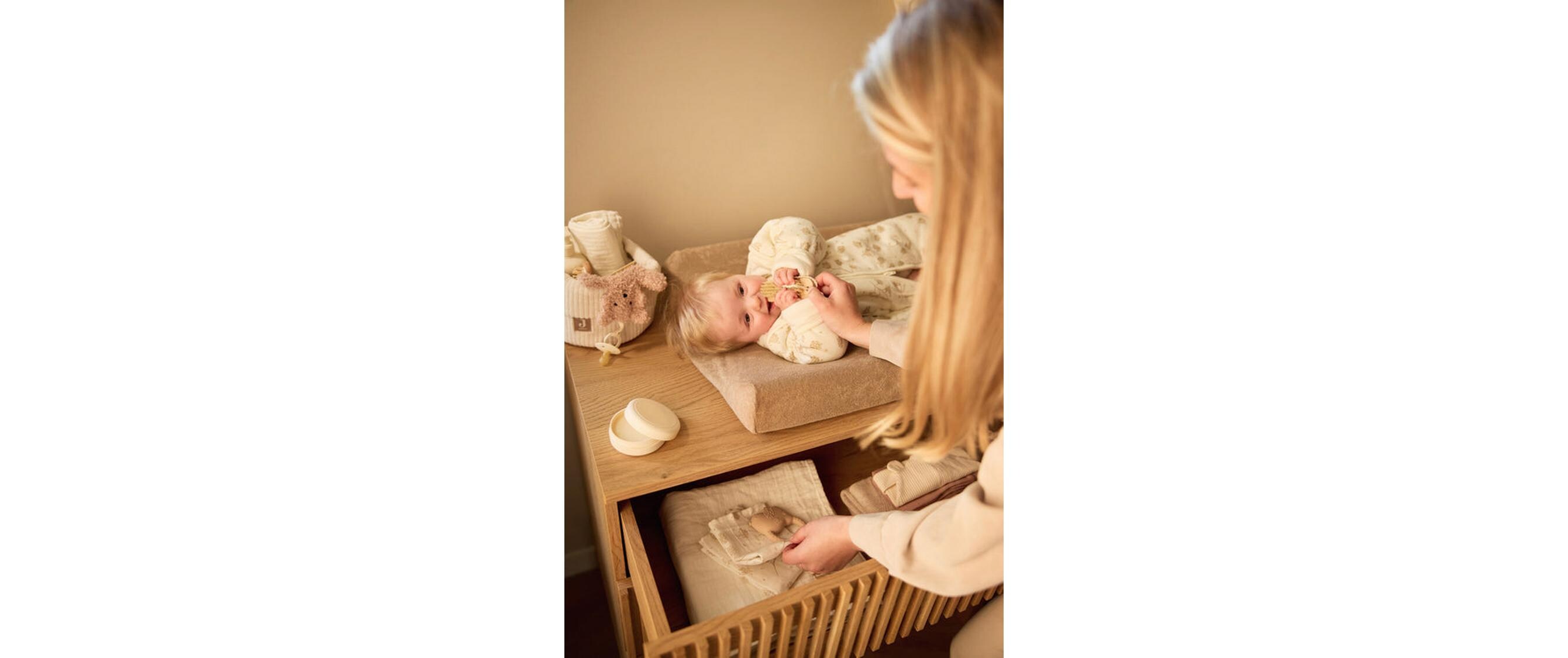 Baby-Ganzjahresschlafsack Leafy Dreams 70 cmGefütterter Schlafsack mit abnehmbaren Ärmeln