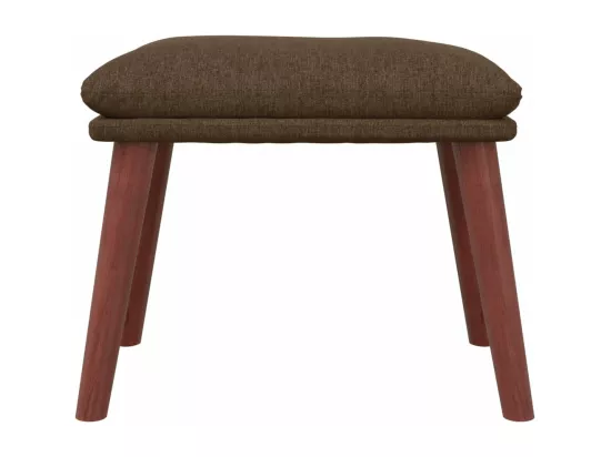 Repose-pied Marron 45x29,5x35 cm Tissu