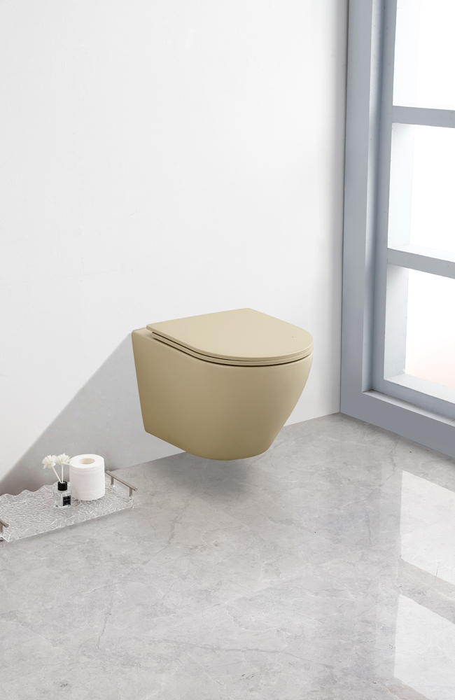 Saniclear Itsie licht ivoor toiletpot randloos met softclose zitting